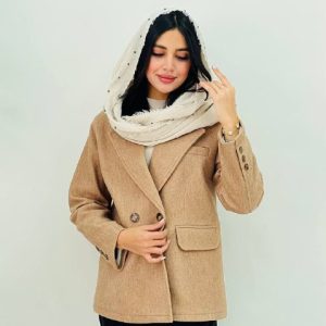 فوتر آستر دار کرم تیره