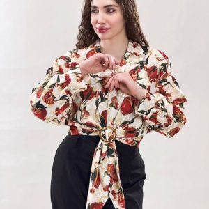 شومیز جلو دکمه